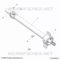 DRIVE TRAIN, PROP SHAFT,MID, BEARING