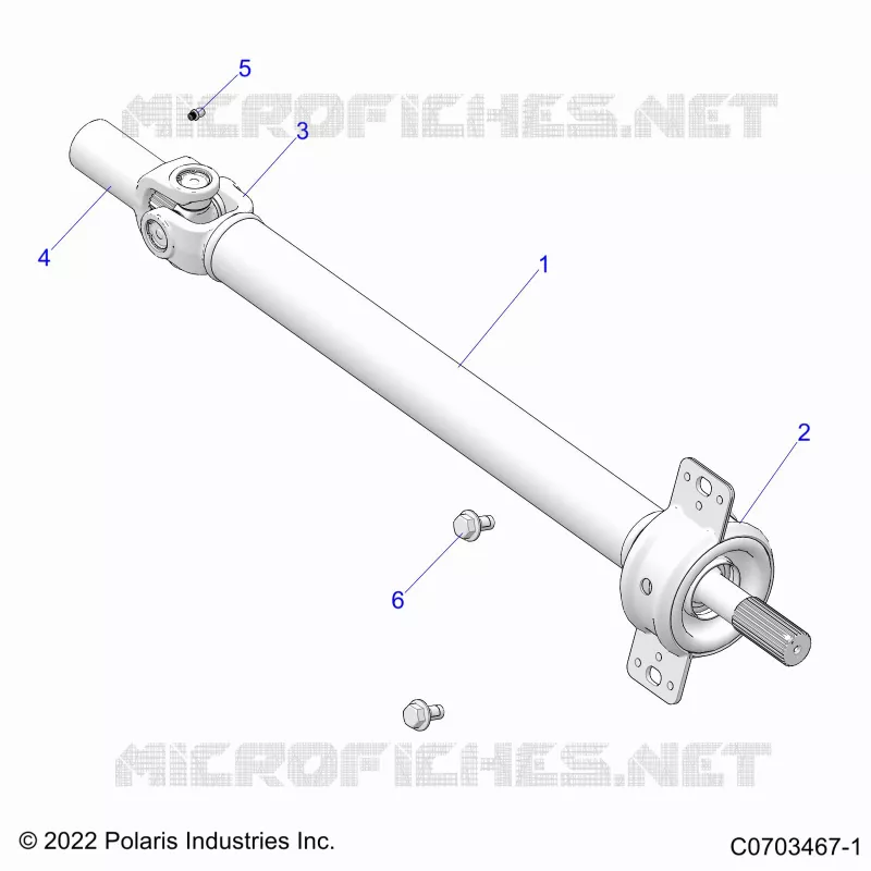 DRIVE TRAIN, PROP SHAFT,MID, BEARING