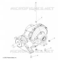 DRIVE TRAIN, REAR GEARCASE MOUNTING