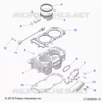 CYLINDER AND PISTON