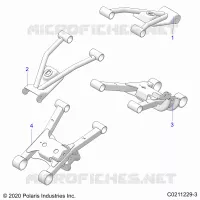 REAR SUSPENSION CONTROL ARMS