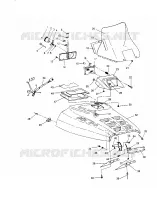 HOOD ASSEMBLY SPORT 0950443, SPORT TOURING 0950243  AND EUROPEAN SPORT TOUR (4928822882A012)