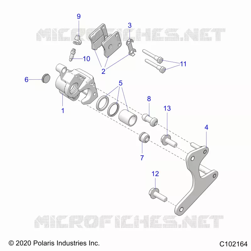 BRAKES, REAR CALIPERS