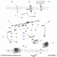 ELECTRICAL, DASH COMPONENTS, RIDE COMMAND