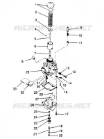 CARBURETOR LITE GT 0963133 AND EUROPEAN LITE GT E963133 (4933083308C006)