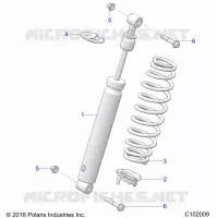 SUSPENSION, FRONT SHOCK