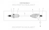 DRIVE TRAIN, DRIVE SHAFT, FRONT