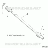 DRIVE TRAIN, REAR PROP SHAFT