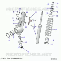 SUSPENSION, FRONT STRUT 