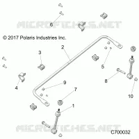SUSPENSION, FRONT STABILIZER BAR