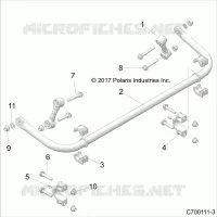 SUSPENSION, REAR STRUT STABILIZER