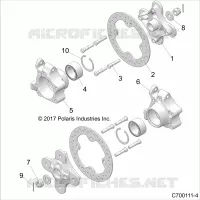 SUSPENSION, REAR CARRIER AND HUB