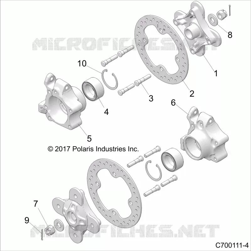 SUSPENSION, REAR CARRIER AND HUB