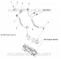 FUEL SYSTEM, THROTTLE  BODY AND FUEL LINES
