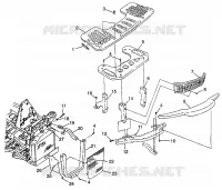 FRONT RACK   BUMPER MOUNTING (400L) XPRESS 400L W97CA38C (4939603960A010)