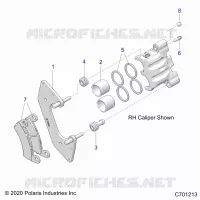 FRONT BRAKE CALIPER