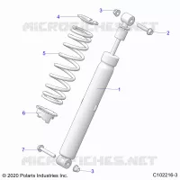 SUSPENSION, REAR SHOCK