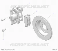 BRAKES, FRONT BRAKE CALIPER
