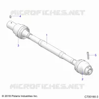 DRIVE TRAIN, FRONT PROP SHAFT