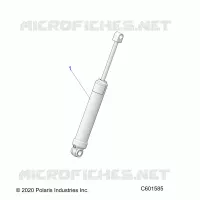 SUSPENSION, REAR SHOCK TRACK