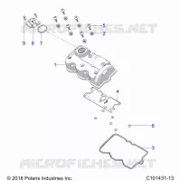 ENGINE, VALVE COVER