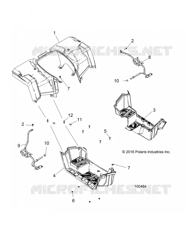 REAR CAB AND FOOTWELLS