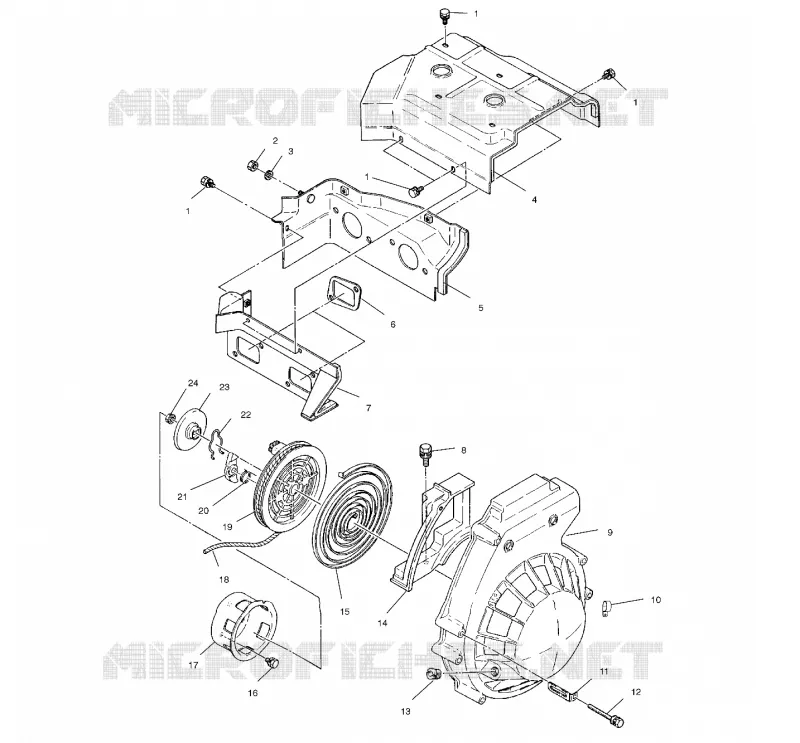 BLOWER HOUSING   RECOIL