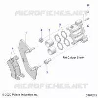 FRONT BRAKE CALIPER