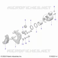 FRONT BRAKE CALIPER
