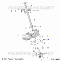 STEERING POST  AND EPS