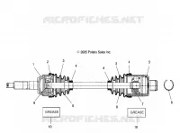 DRIVE REAR SHAFT