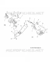 CHASSIS, CLUTCH GUARD AND FOOTRESTS