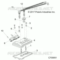 THROTTLE BODY AND VALVE COVER