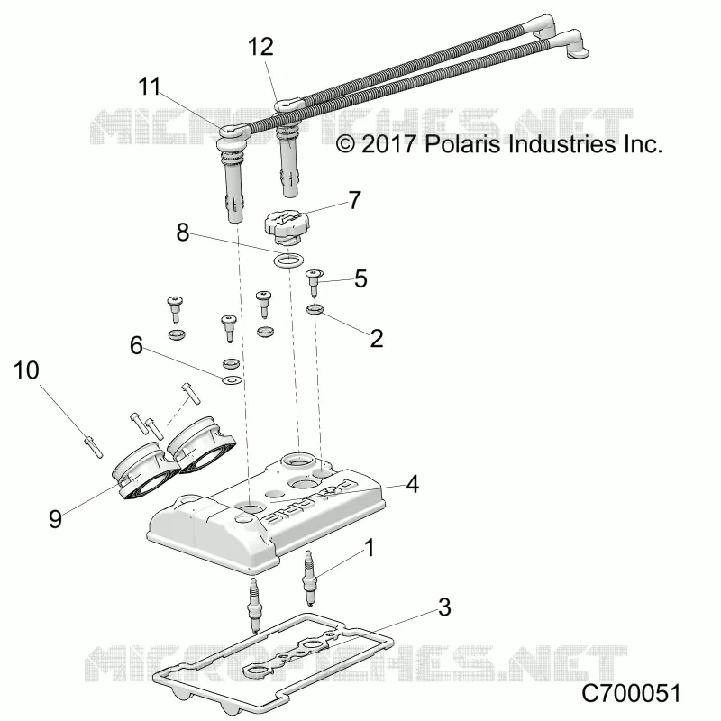 THROTTLE BODY AND VALVE COVER