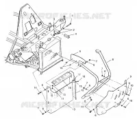 FRONT BUMPER   SHIELDS SCRAMBLER W957840 (4927252725A007)