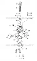 CARBURETOR LITE 0983433 AND LITE DELUXE 0983431 (4941864186C007)