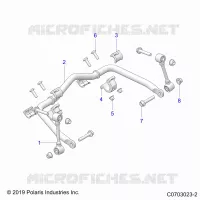 SUSPENSION, FRONT STABILIZER BAR