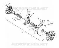 DRIVE CLUTCH SPORT 0960443, SPORT TOURING 0960243  AND EUROPEAN SPORT TOURI (4932223222C005)