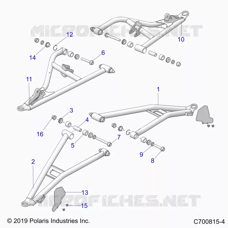 FRONT SUSPENSION CONTROL ARMS