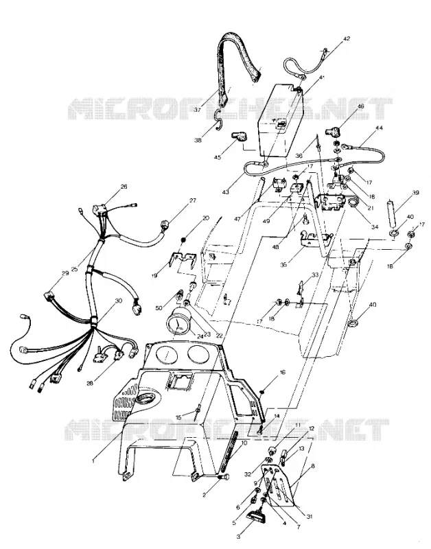 CONSOLE   ELECTRICAL EQUIPMENT STAR AND SPRINT E/S (4915431543005A)