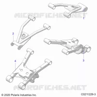 REAR SUSPENSION CONTROL ARMS