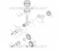 CRANKSHAFT AND PISTON