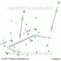 SUSPENSION, REAR STRUT STABILIZER