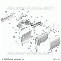 ENGINE, EXHAUST SYSTEM