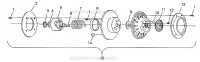 DRIVEN CLUTCH WIDETRAK LX 0972065 AND  EUROPEAN WIDETRAK LX E972065 (4938223822C001)
