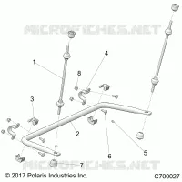 SUSPENSION, REAR STRUT STABILIZER