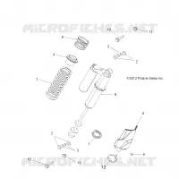 REAR SUSPENSION SHOCK MOUNTING