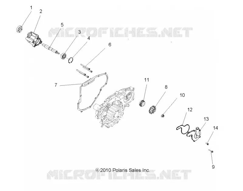 OIL PUMP AND WATER PUMP