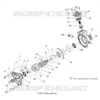 DRIVE TRAIN, FRONT GEARCASE INTERNALS