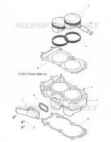 CYLINDER AND PISTON